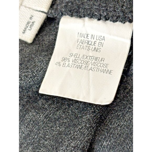 Helmut Lang Women's Striped Leggings – Dark Gray, Sleek Minimalist, Size P - Picture 12 of 15